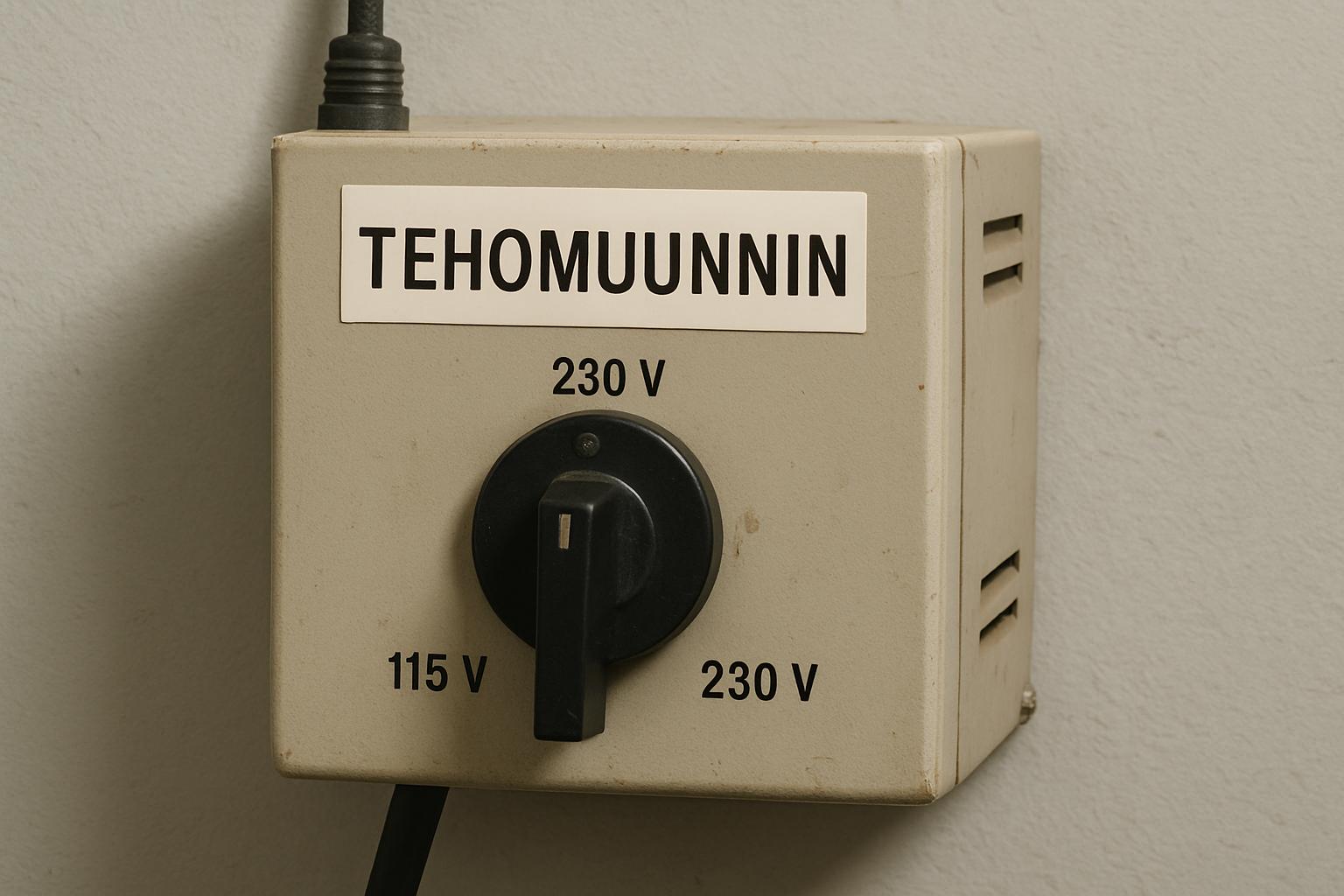 Tehomuunnin