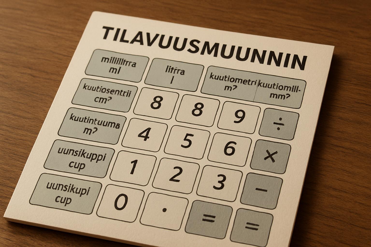 Tilavuusmuunnin