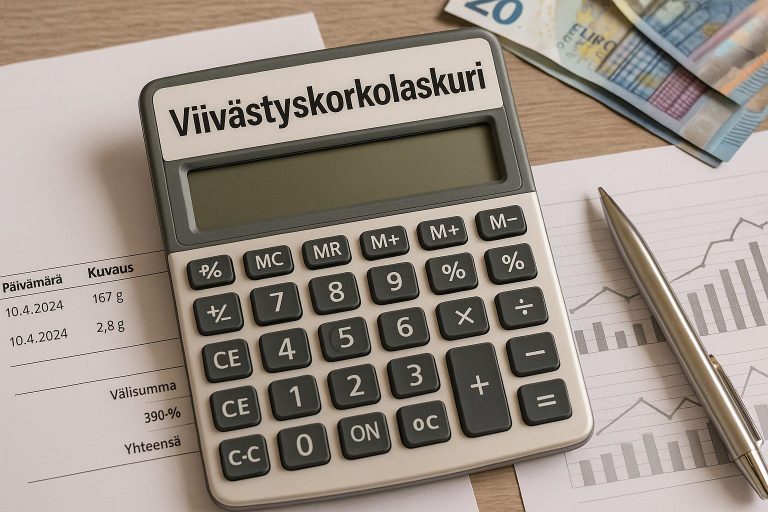 Viivästyskorkolaskuri