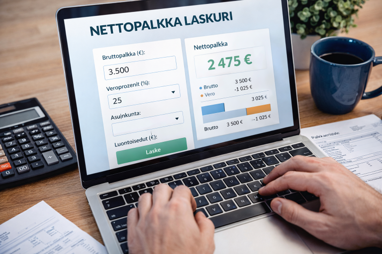 Nettopalkka laskuri